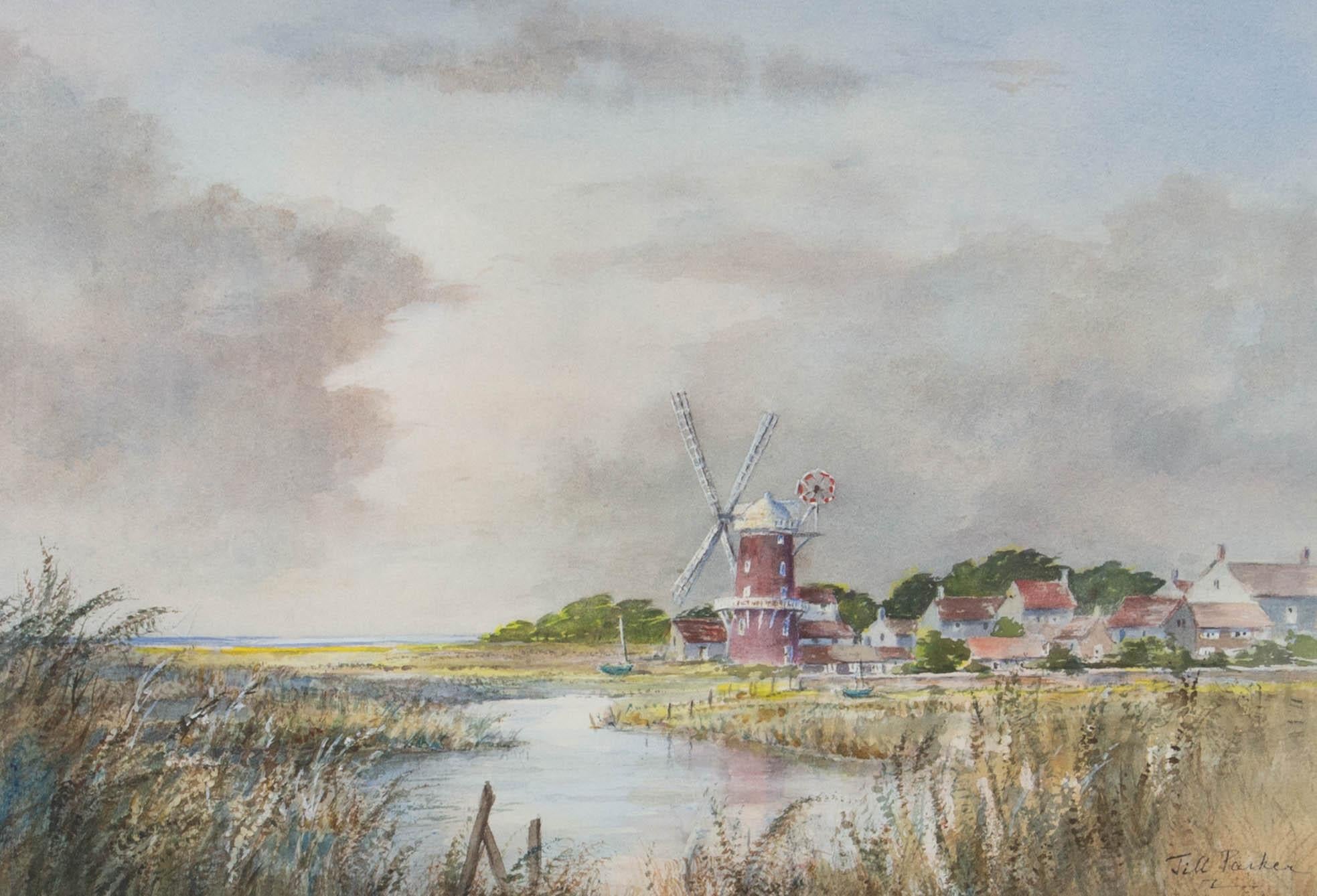 Jill Parker - Acuarela Contemporánea, Cley Mill, Norfolk 2
