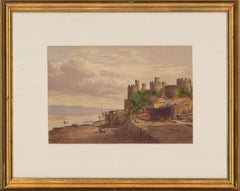 Frederick A. Winkfield (fl. 1873-1920) - 1873 Watercolour, Castle View