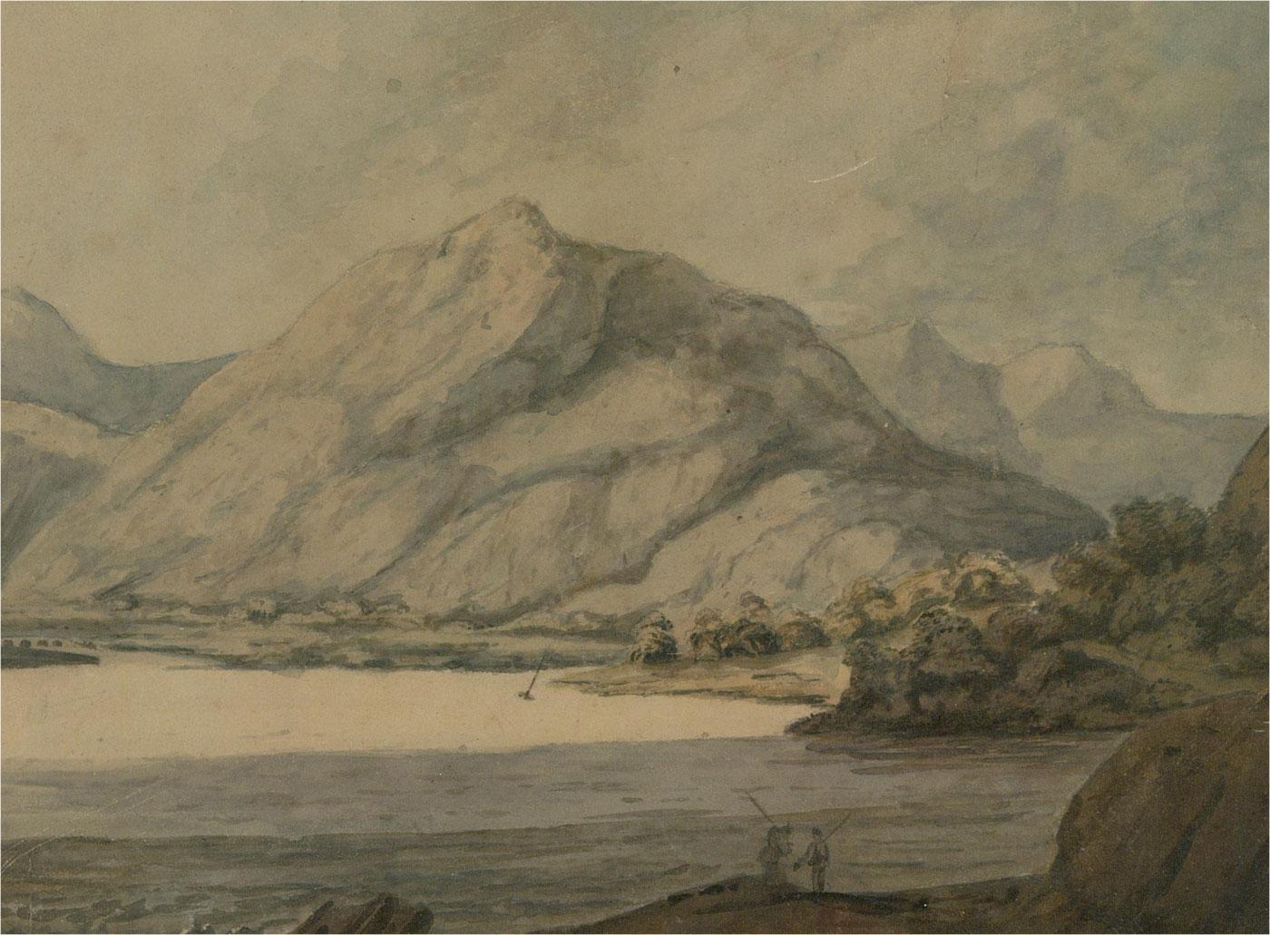Early 19th Century Watercolour - Loch Long - Art by Unknown