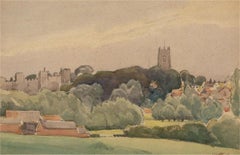 Horace Tuck (1876-1951) - Early 20th Century Watercolour, Framlingham Castle