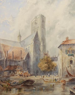 Andrew Storey (fl.1911-1918) - Early 20th Century Watercolour, Rotterdam