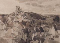 Charles Knight RWS, ROI (1901-1990) - 1930 Watercolour, Lavadin