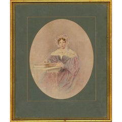 Pastel du XVIIIe siècle - Rebecca