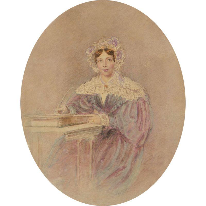 Pastell aus dem 18. Jahrhundert – Rebecca – Art von Unknown