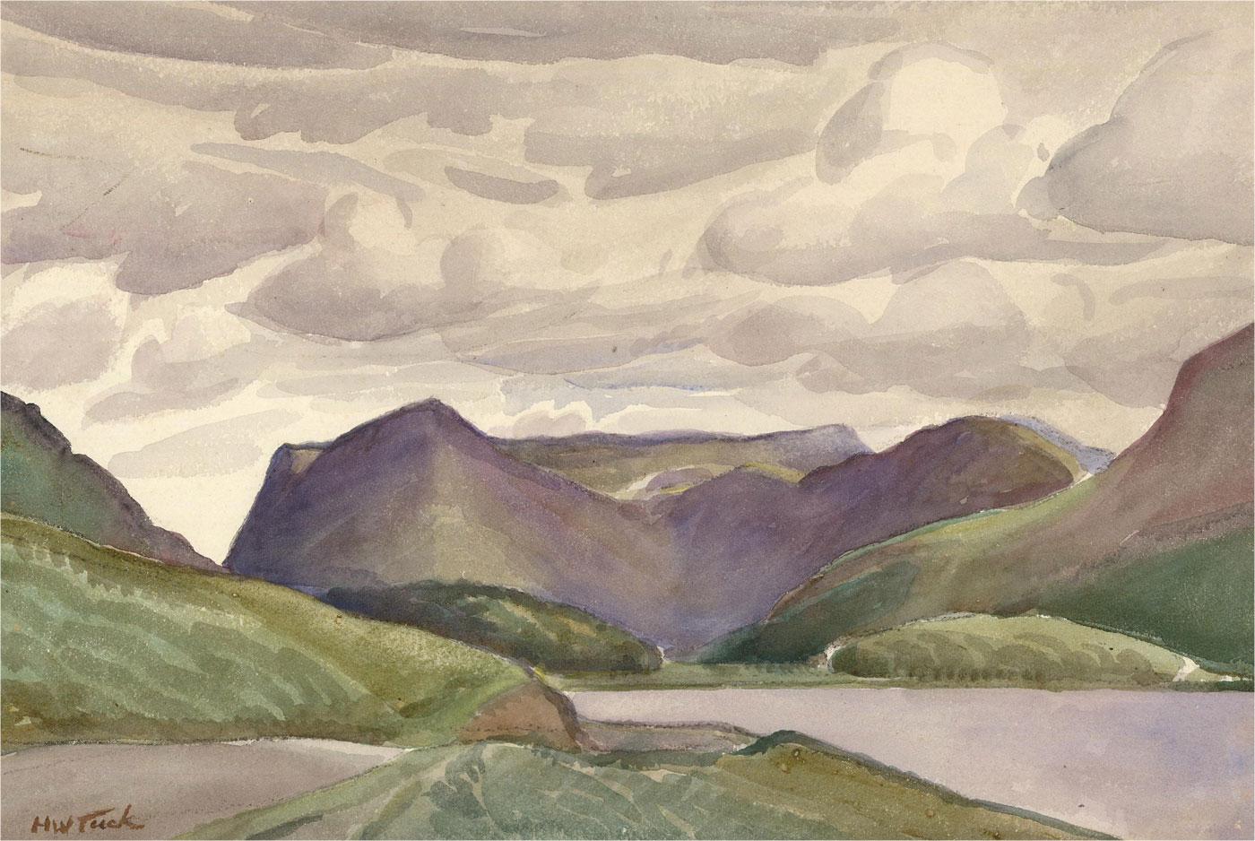 Horace Tuck (1876-1951) – Aquarell des frühen 20. Jahrhunderts, The Lake District im Angebot 2