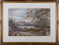 M.T. Thomas - c.1882 Watercolour, Lake Windermere