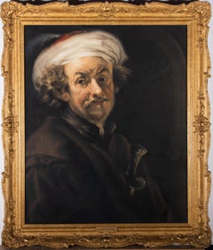 R.G. Coslett after Rembrandt - 1833 Pastel, Self Portrait as the Apostle Paul