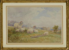 Vintage Charles Pigott (1863-1940) - Early 20th Century Watercolour, Spring Lambs