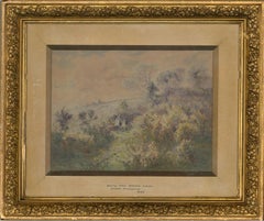 Joseph Kirkpatrick (1872-1936) - 1893 Watercolour, Spring Time, Conway Valley