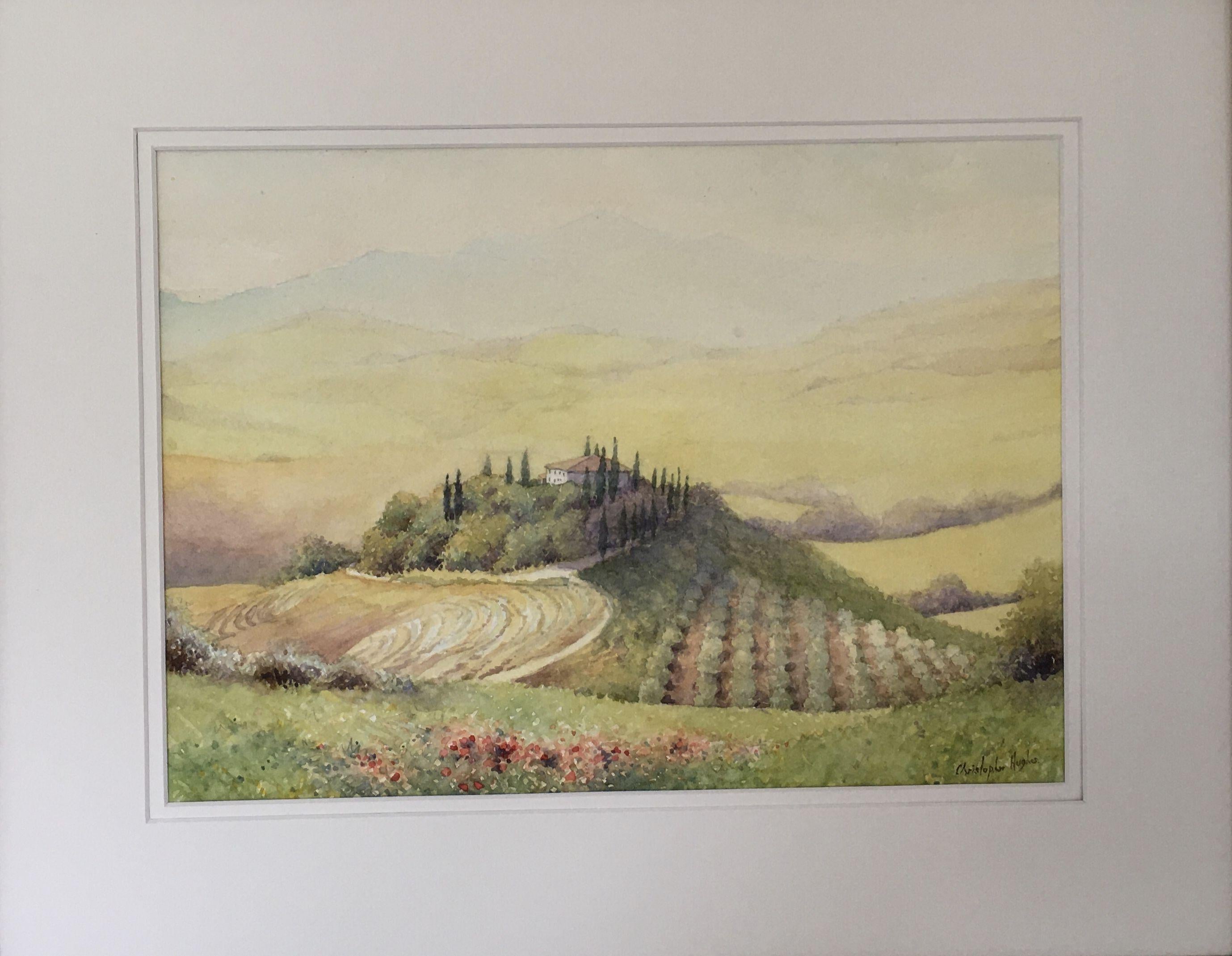 tuscany watercolor