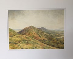 In den Malvern Hills. Aquarell, Gemälde, Aquarell auf Aquarell