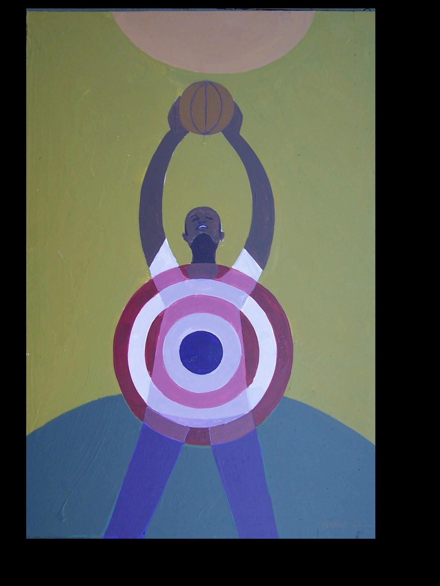 Hoops Target - Art by Otto Neals