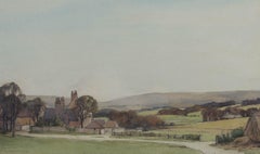 Edgar Thomas tenant RWS (1870-1952) - Early 20thC Watercolour, Little Bignor, Petite aquarelle