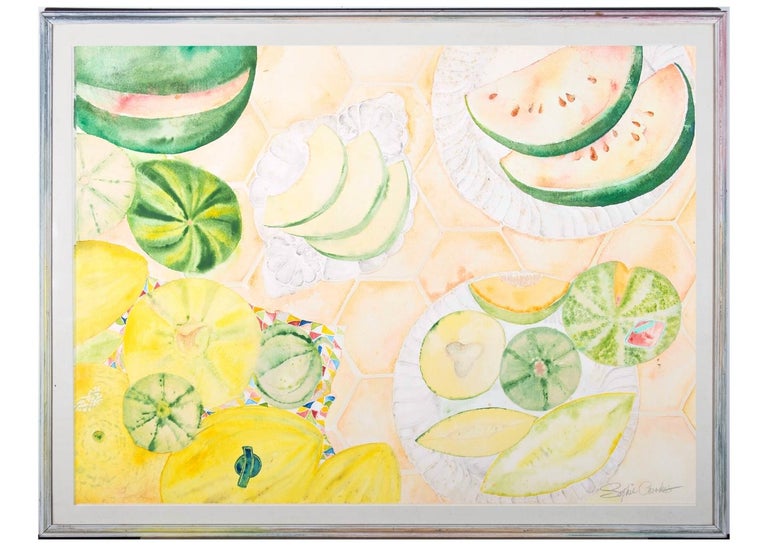 Sophie Carrdus Sophie Carrdus Contemporary Watercolour, Fun Melons