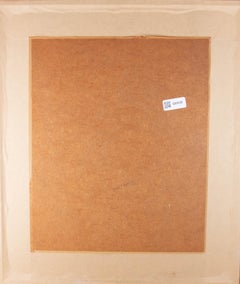 A.H. - 1827 Charcoal Drawing, Lady at an Easel
