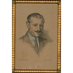 Hilda Trefusis (1891-1980) - 1925 Pastel, Major-General Sir Reginald Barnes