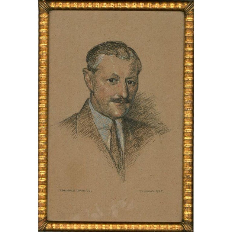 Major Ralph Barnes Hilda Trefusis - Hilda Trefusis (1891-1980) - 1925 Pastel, Major ...