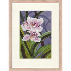 Pat Hall - 2009 Watercolour, Orchids