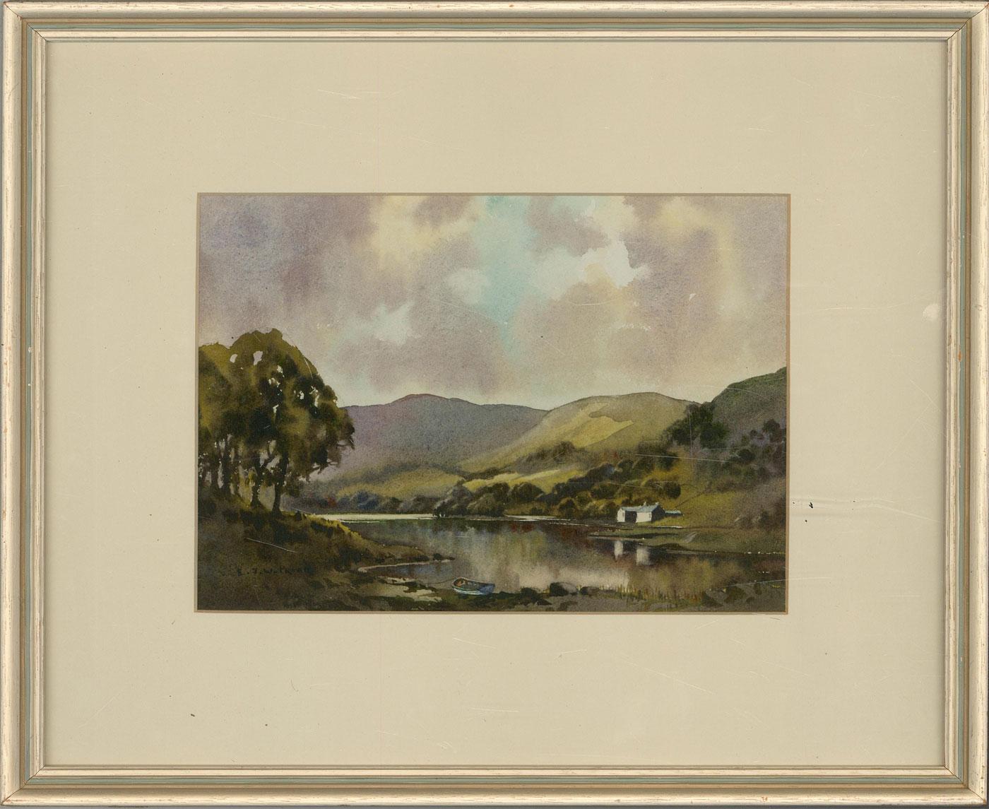 Ebenezer J.W. Prior (1914-1988) - 20th Century Watercolour, Rydal Water 3