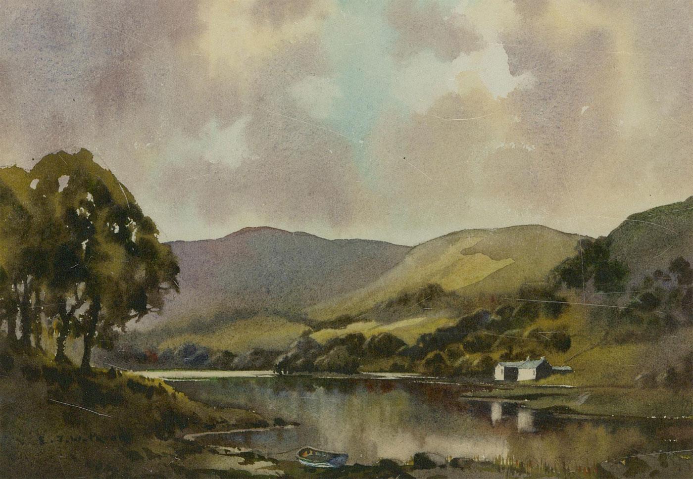 Ebenezer J.W. Prior (1914-1988) - 20th Century Watercolour, Rydal Water 2