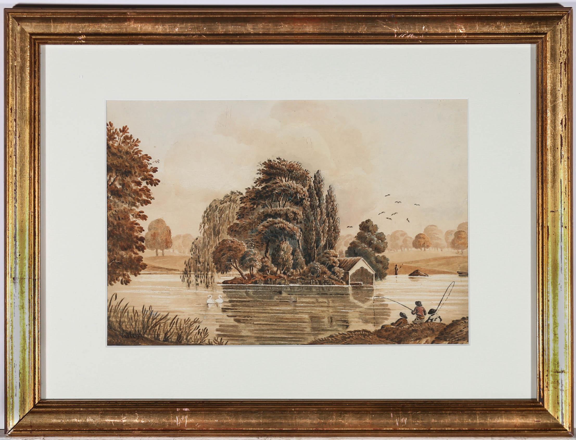 John Varley (1778–1842) - Early 19th Century Watercolour, The Inland Island 1