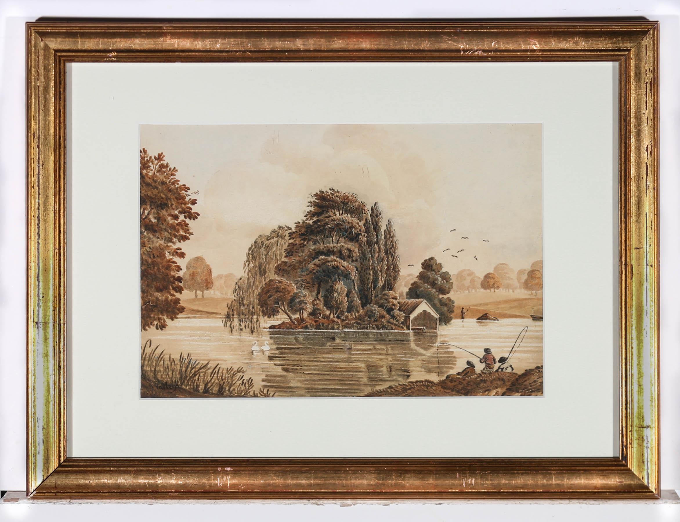 John Varley (1778–1842) - Early 19th Century Watercolour, The Inland Island 3