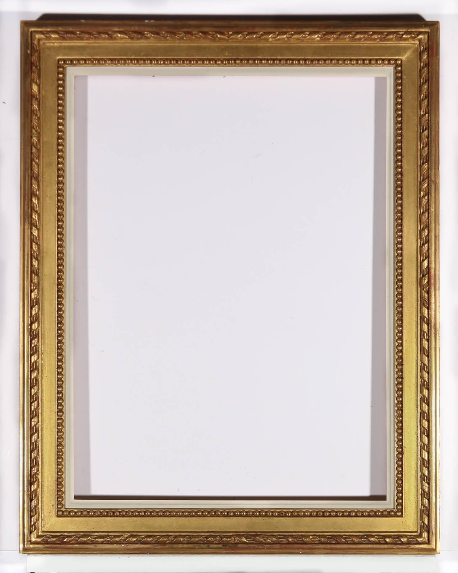 Early 20th Century Gilt Stick And Ribbon Picture Frame 1