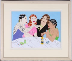 Isabelle Mulvany - 2020 Gouache, Corona Girls