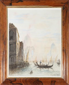 Thomas R. Colman Dibdin (1810-1893) - 1865 Watercolour, The Grand Canal, Venice