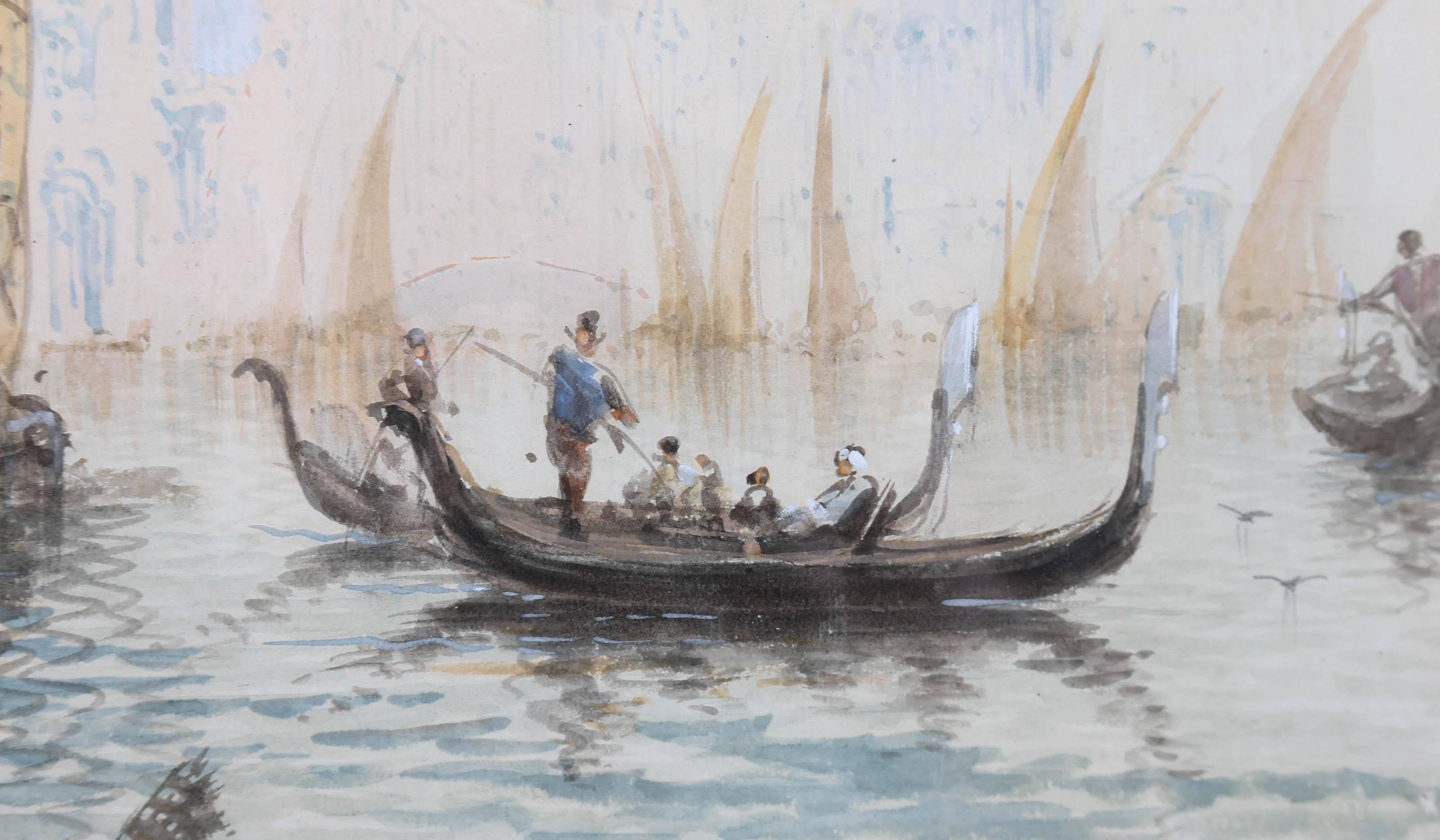 Thomas R. Colman Dibdin (1810-1893) - 1865 Watercolour, The Grand Canal, Venice 2