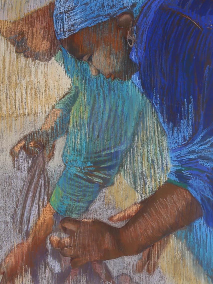 Em Isaacson - Pastel 2005, Día de lavado 1