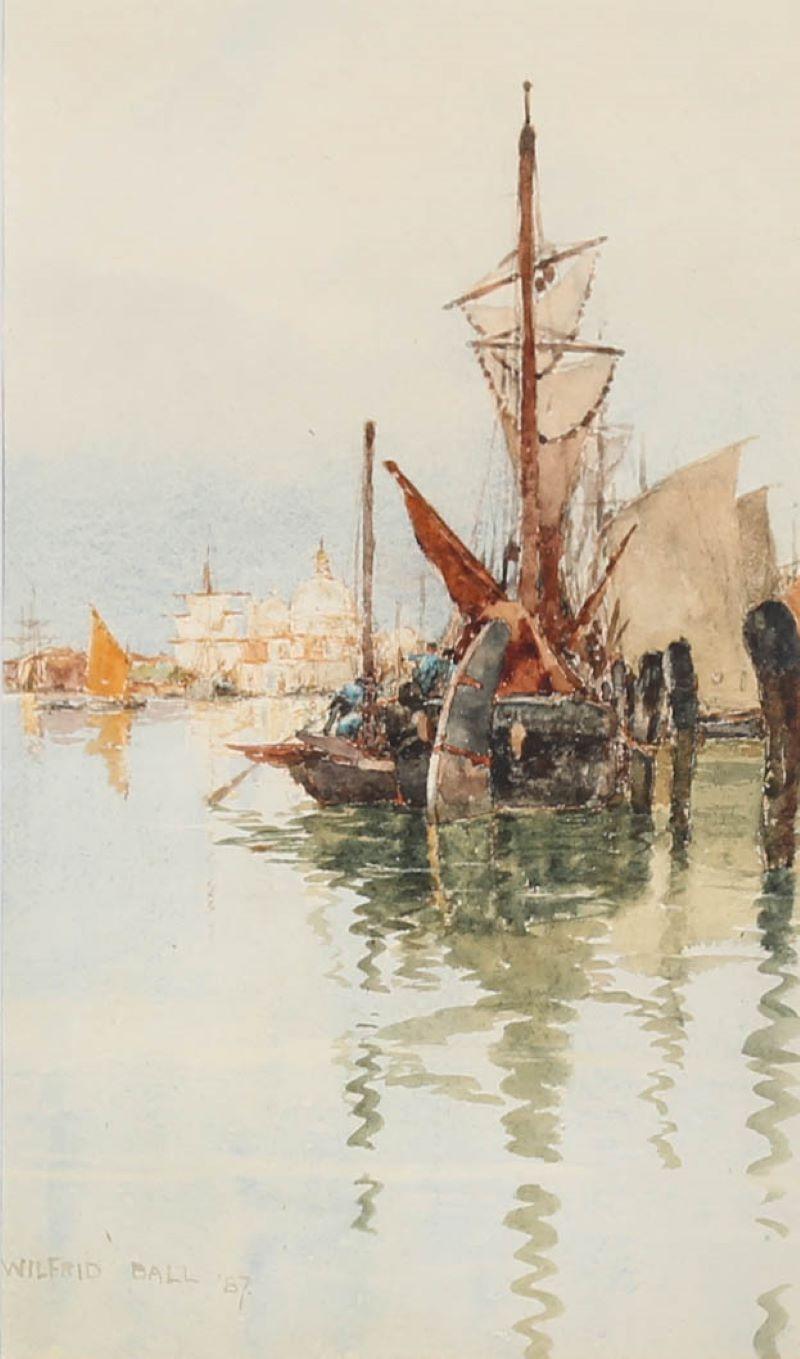 Wilfrid Williams Ball (1853-1917) - 1887, aquarelle, Santa-Maria Della Salute 1