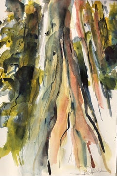 Redwoods, Humboldt County, Painting, Watercolor on Watercolor Paper
