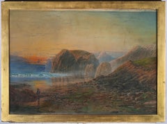 Thomas Hart (1830-1916) - Late 19th Century Watercolour, Cornish Coastline