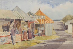 Sydney W. Starling (1889-1984) - 1930 Watercolour, The Fair at Worthing