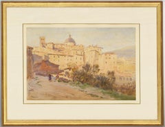 Arthur G. Ackerman (1876-1960)- Early 20thC Watercolour, Church Of San Rufino
