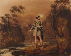 H J Harding - Framed 1818 Watercolour, Fitz James