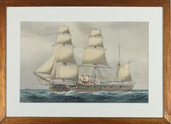 Antique William MacKenzie Thomson - Early 20th Century Watercolour, HMS Northampton