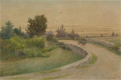 Thomas Nicholson Tyndale (1860-1930) - Watercolour, Country Road