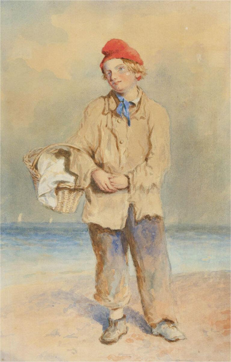 1862 Watercolour - Brighton Boy - Art by Unknown