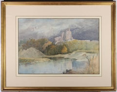J. M - 1872 Watercolour, Norham Castle