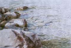 By the lake_02, Gemälde, Aquarell auf Aquarellpapier