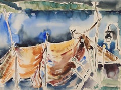 Walter Hoefner (1903-1968) - 1935 Watercolour, Looking outer to Sea