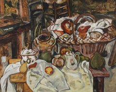 Manner of Paul Cézanne - 2006 Gouache, Fruit From The Basket
