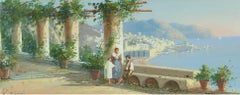 Maria Gianni (1873-1956) - Signé Early 20th Century Watercolour, Bay of Naples