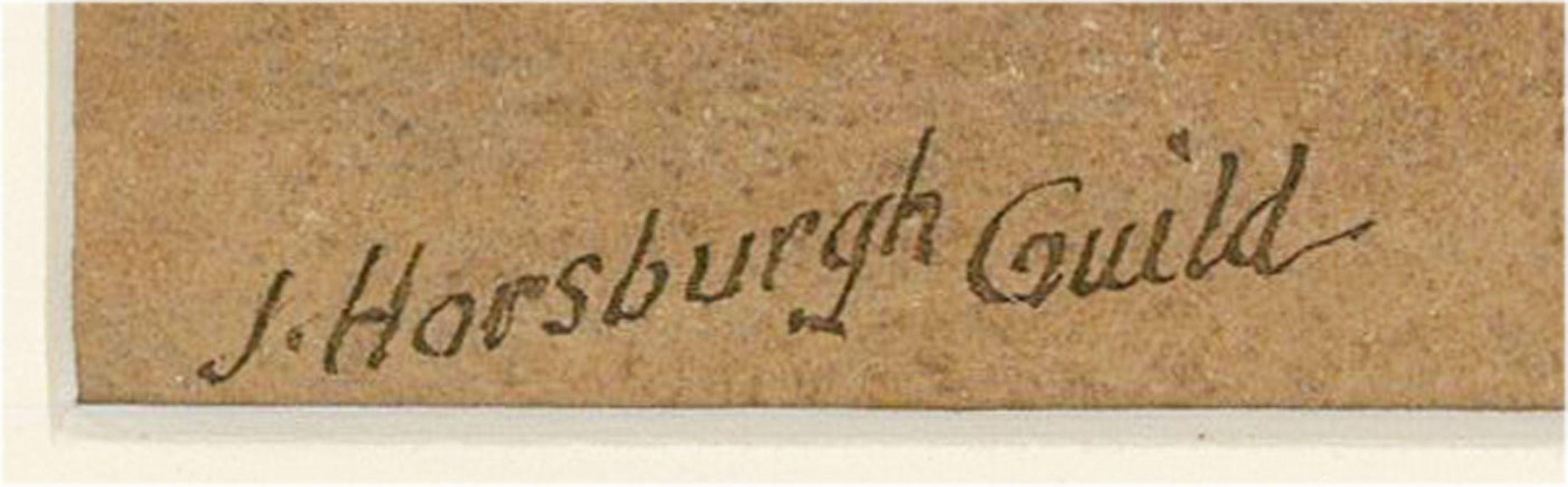 J. Horsburgh Guild - Bloomsbury School Aquarell, Dahlien und Mohnblumen 3
