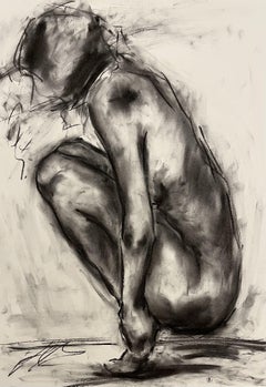 Fiction, Drawing, Charcoal on Paper