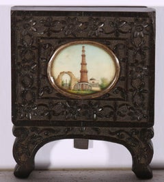 Anglo Indian Miniature Mid 19th Century Watercolour - Grand Tour
