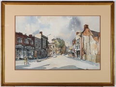 Arthur Sheldon Phillips (1914-2001) - Watercolour, A Street Scene II