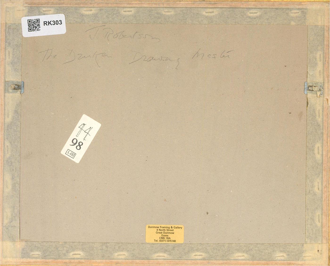 Attribué. James Robertson (fl.1815-c.1836) - Dessin au stylo et à l'encre, cottage Riverside 2